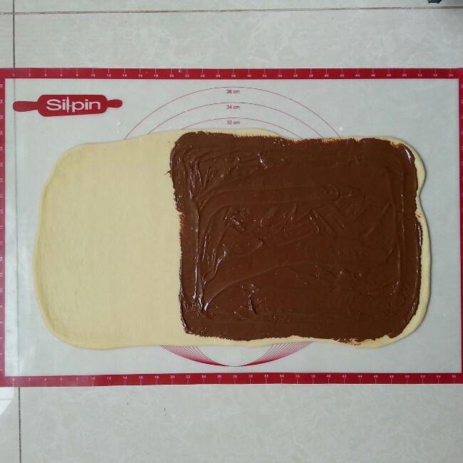 巧克力榛子麪包的做法 步骤4