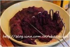 紫薯餅的做法 步骤3
