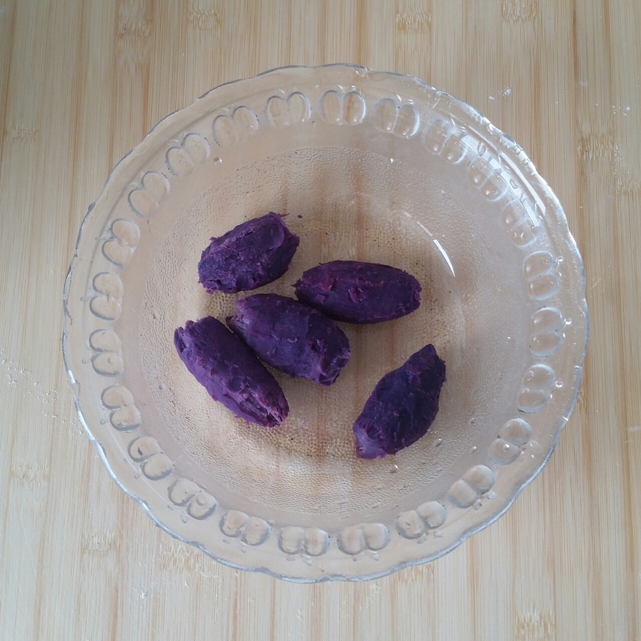 南瓜紫薯花樣饅頭的做法 步骤7