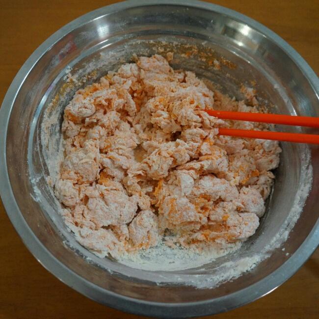 胡蘿蔔奶香饅頭的做法 步骤3