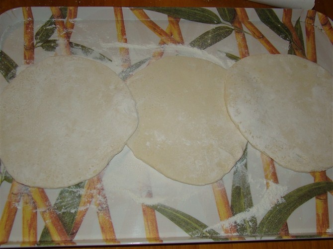 豆角烀餅的做法 步骤1