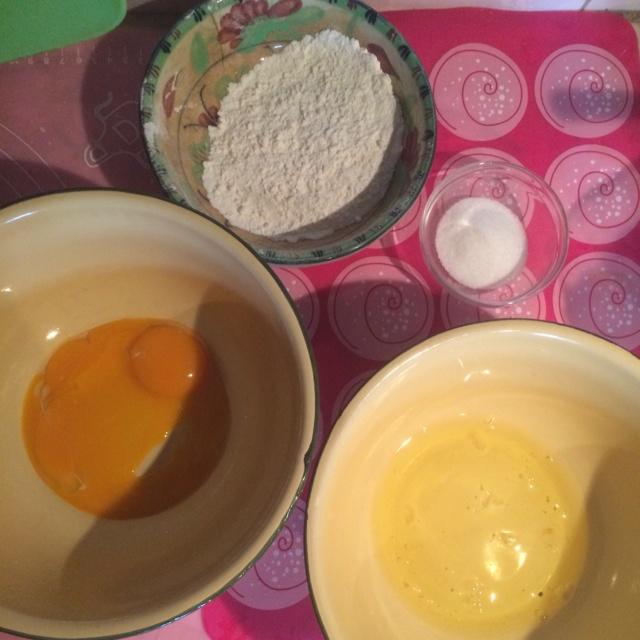 平底鍋版蛋糕（快手早餐）的做法 步骤1