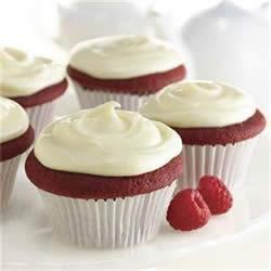 Red Velvet Cupcake（紅絲絨紙杯蛋糕），sour cream(酸奶油）版的做法 步骤7