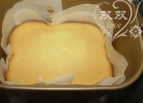 粘米粉海綿蛋糕的做法 步骤15