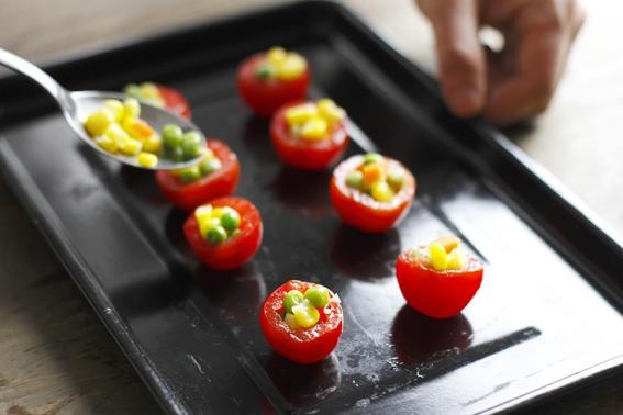 #創意美食#番茄盅的做法 步骤2