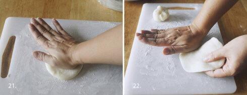 綠豆沙蛋黃冰皮月餅的做法 步骤17