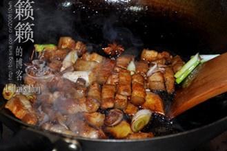 豇豆紅燒肉的做法 步骤4