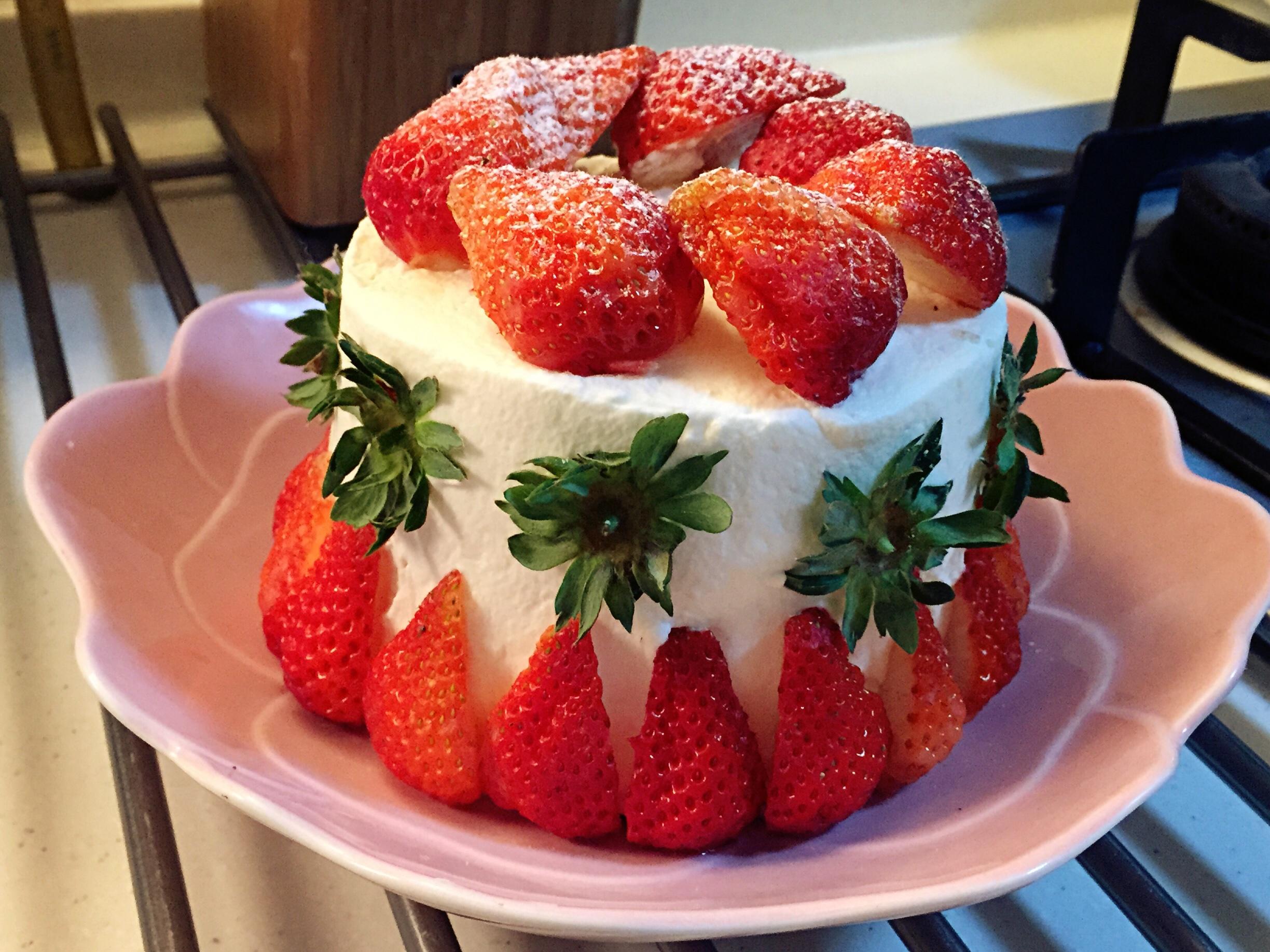 草莓奶油蛋糕的做法 步骤10