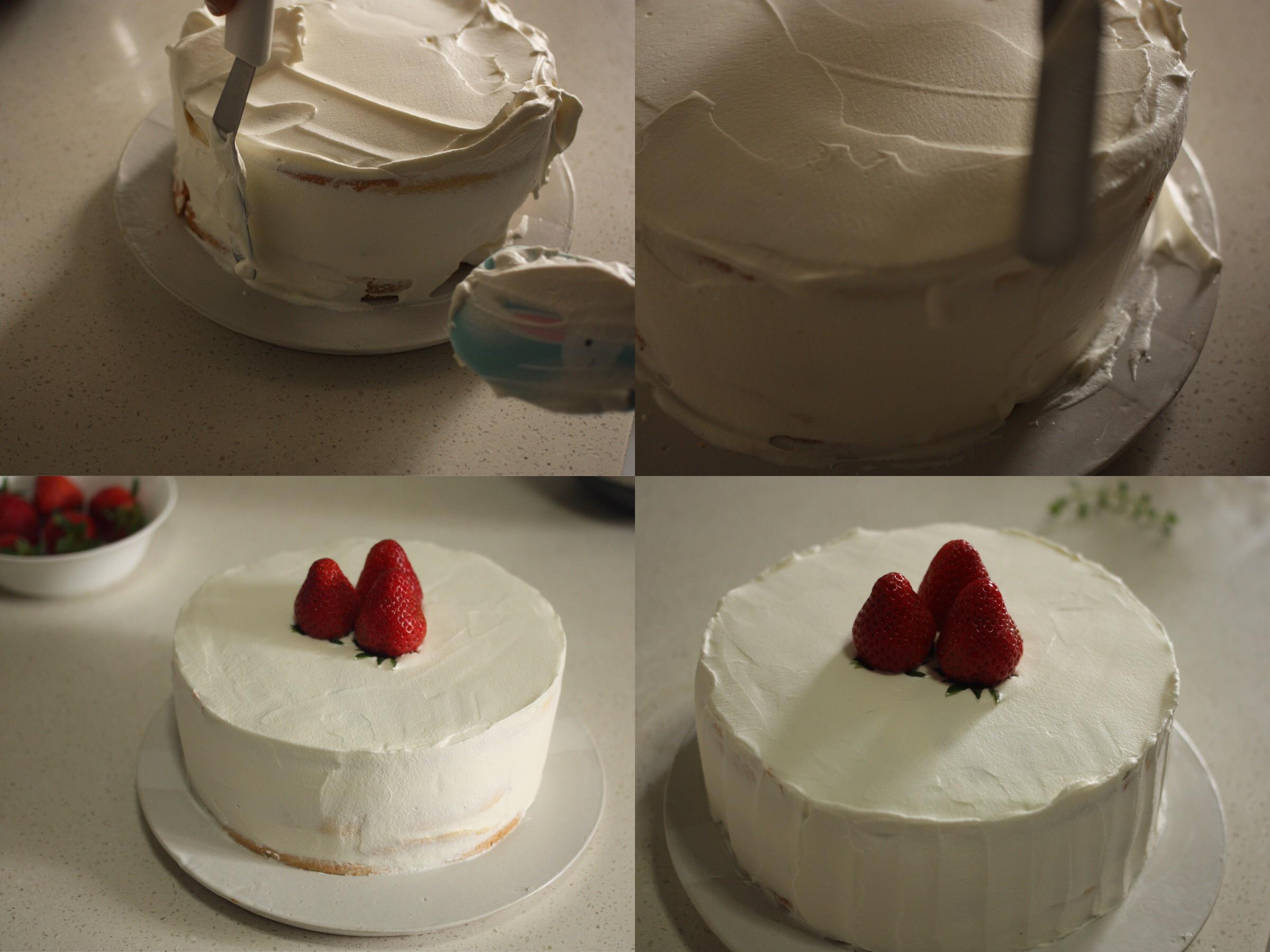 草莓奶油蛋糕的做法 步骤3