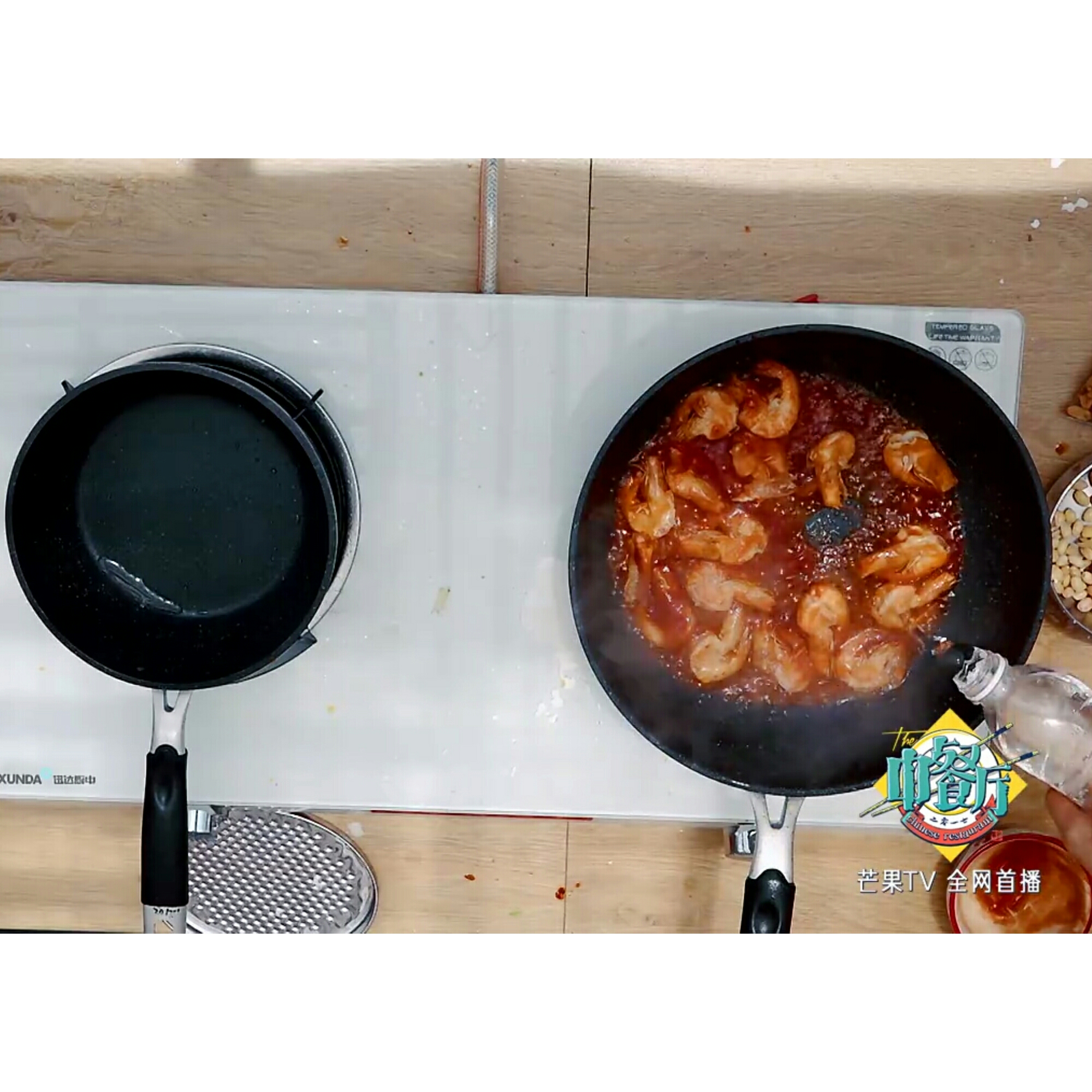 【中餐廳】曉明的即興茄汁大蝦『多圖詳解』的做法 步骤4