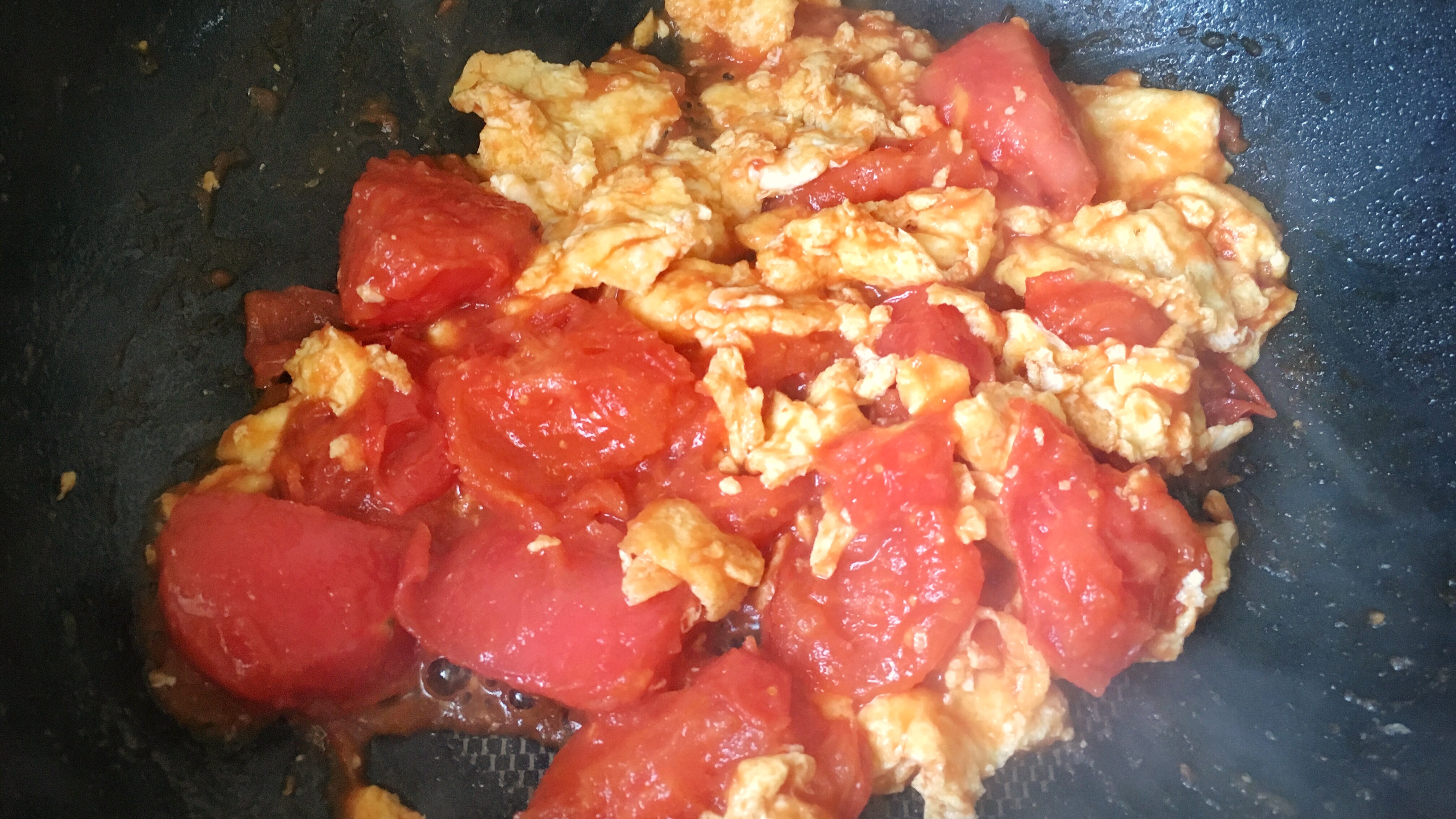 番茄炒土雞蛋的做法 步骤5