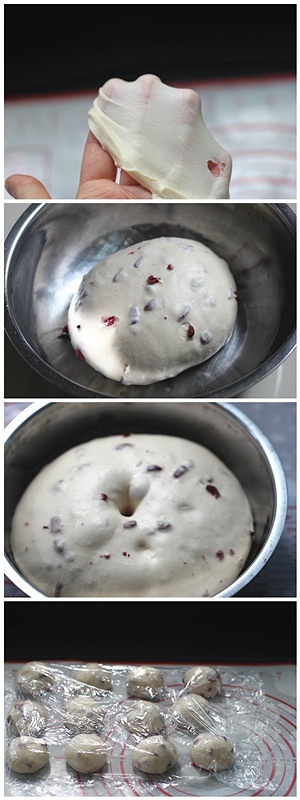 柔軟無敵的酸奶蔓越莓麪包卷的做法 步骤1