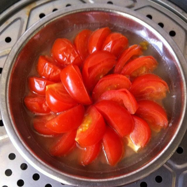 西紅柿蒸豬肉的做法 步骤4
