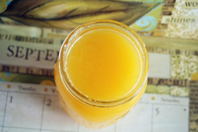 梨+橙鮮榨果汁（原汁機版）的做法 步骤4