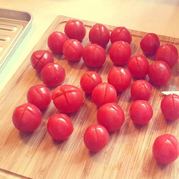 意式羅勒小番茄（烤箱版）的做法 步骤2