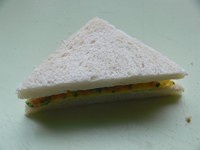 雞蛋肉鬆三明治的做法 步骤9