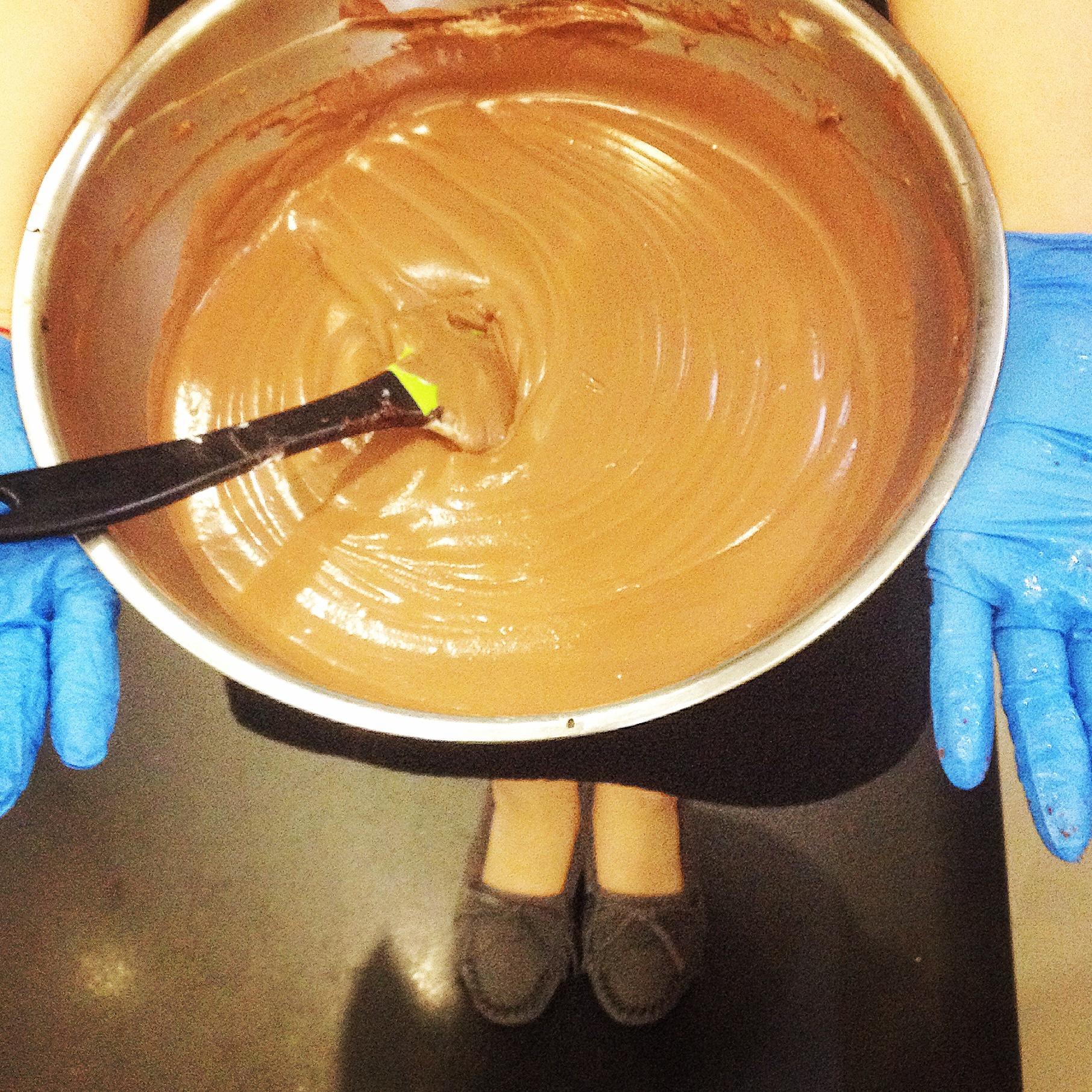 黑巧克力焦糖豐水梨慕斯的做法 步骤6