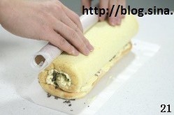 濃郁奶油蛋糕卷的做法 步骤21