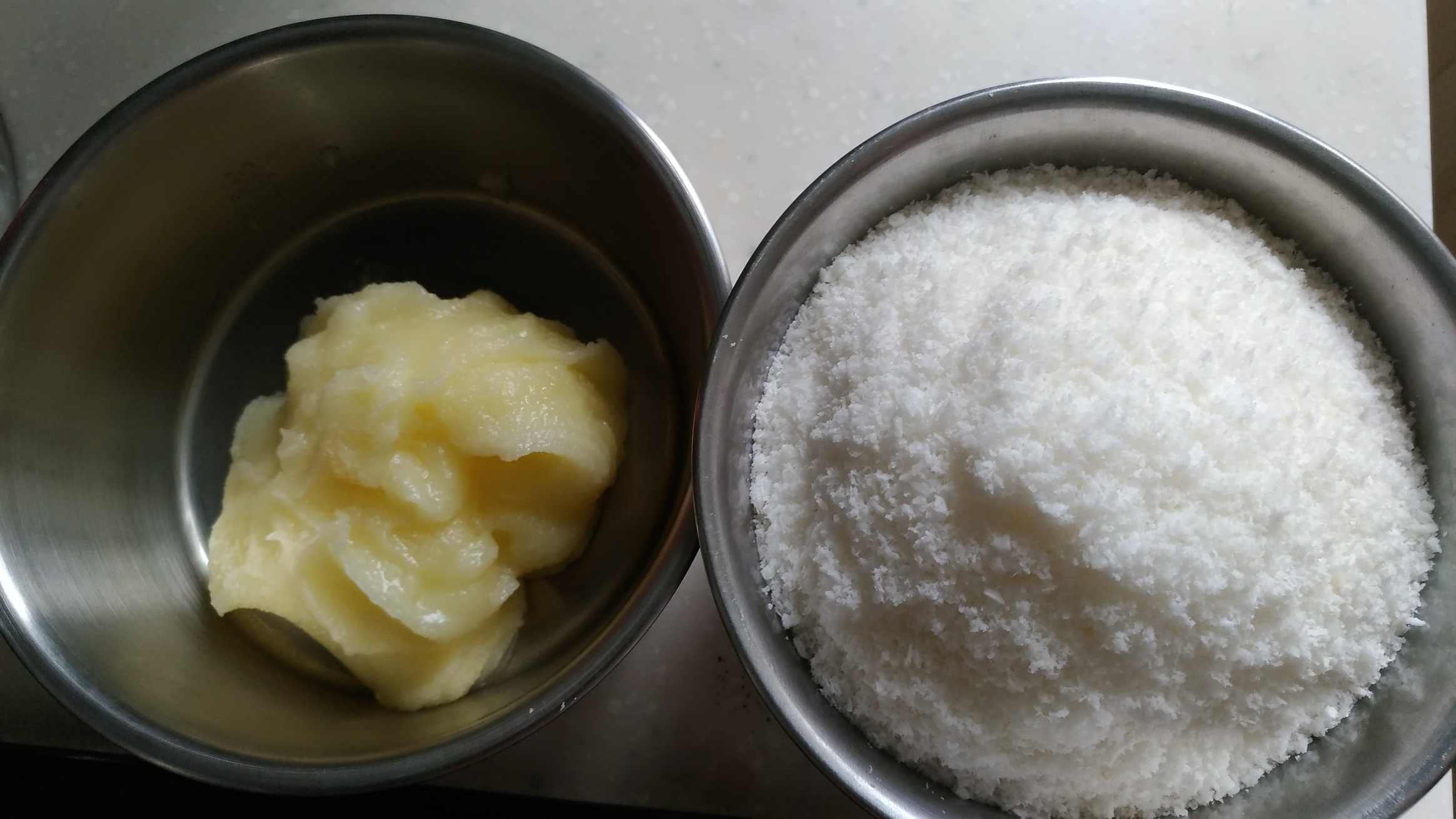 【無蛋】【無糖】【無麩質】椰子黃油餅乾(Gluten & Sugar-free Coconut Shortbread)的做法 步骤1