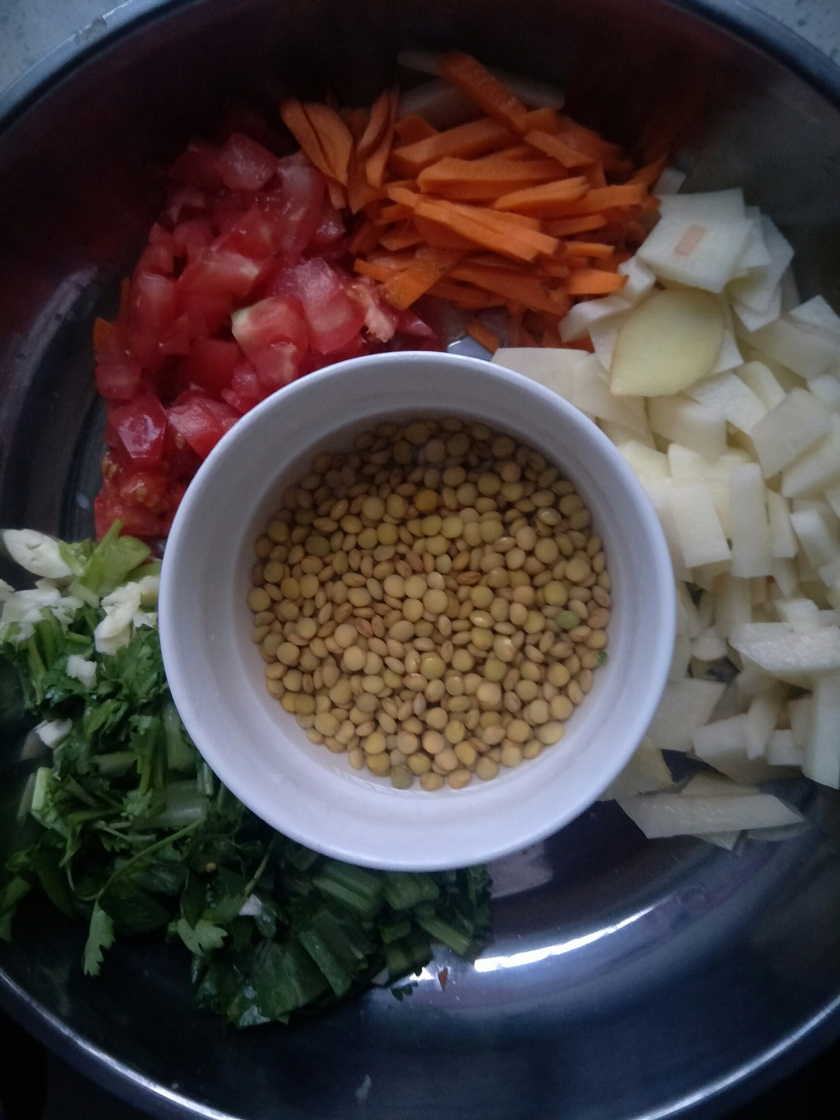 扁豆麪旗子的做法 步骤1