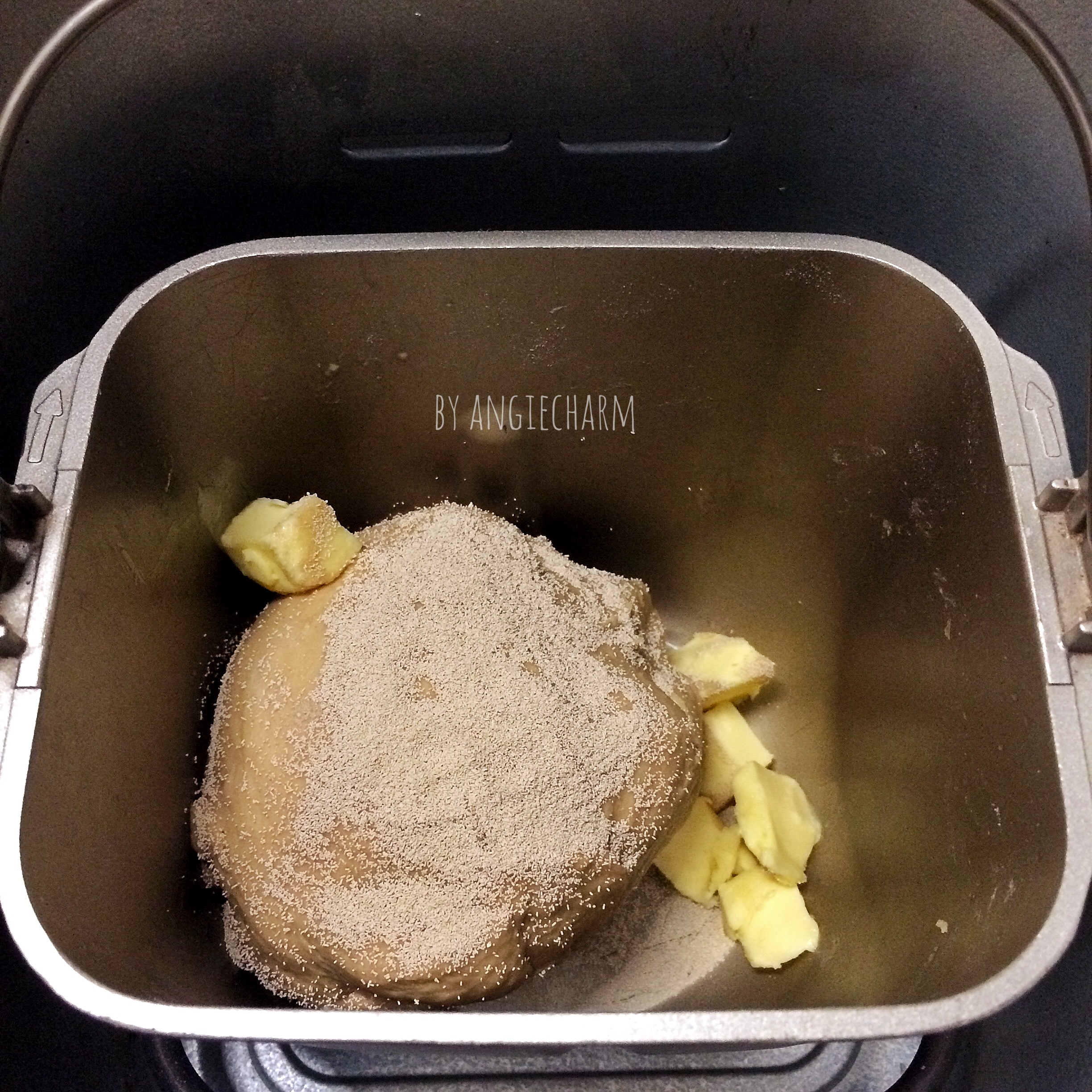 湯種煉乳黃豆粉面包的做法 步骤4