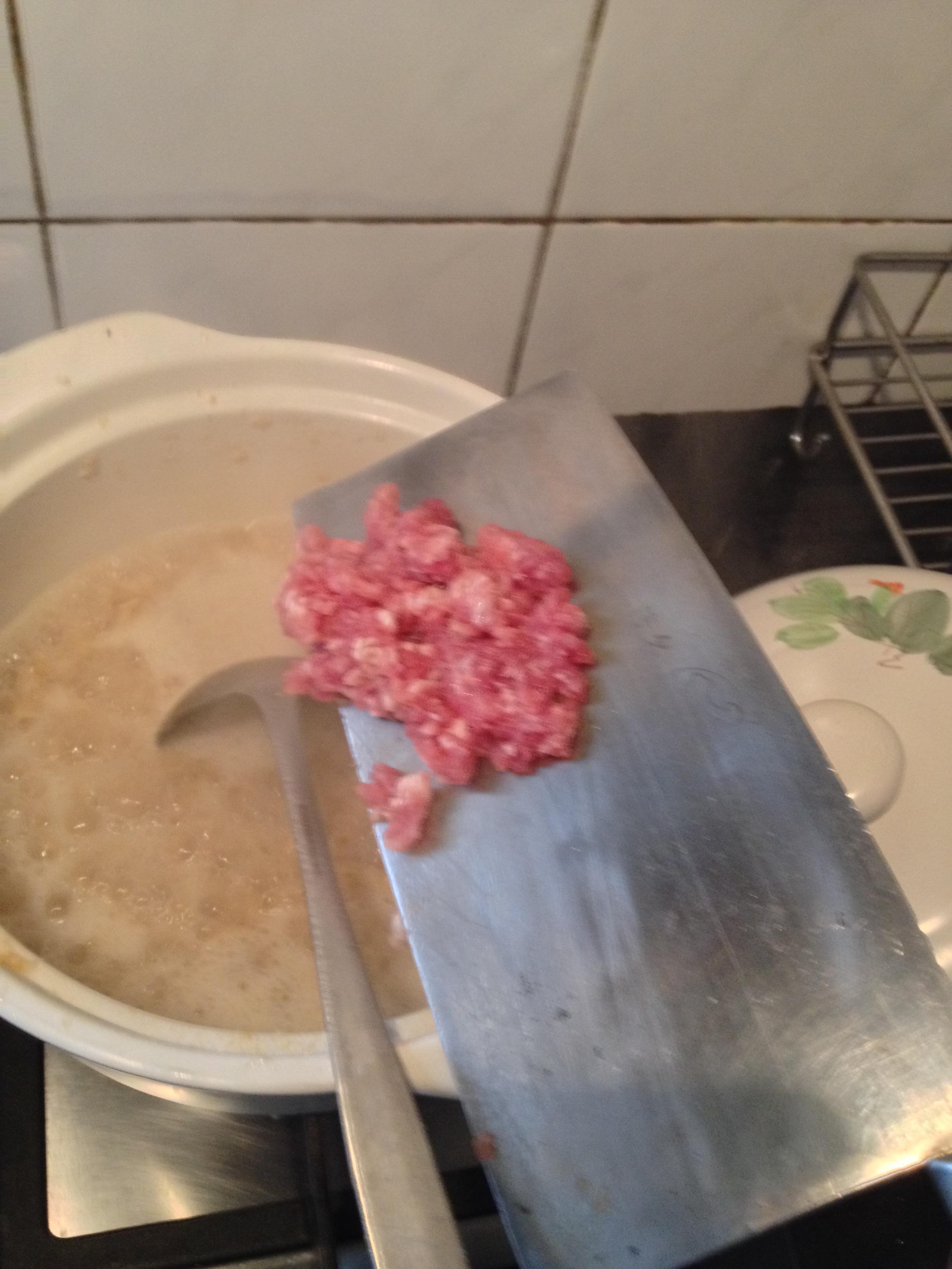 瘦肉燕麥粥的做法 步骤3
