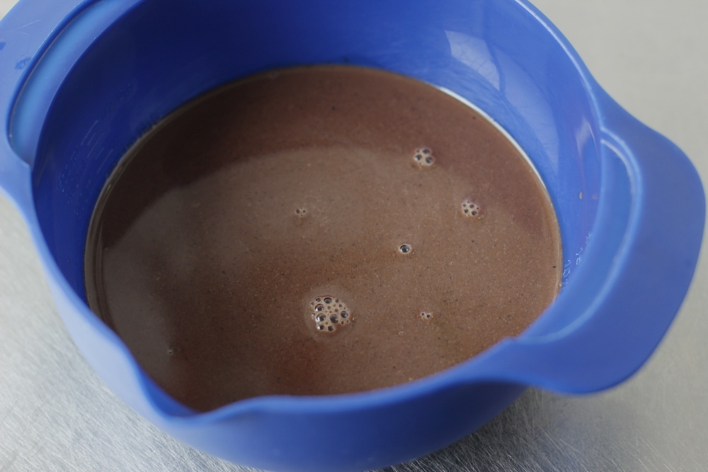 黑巧克力布丁-- panasonic松下NU-JK100W熱風蒸烤箱版的做法 步骤5