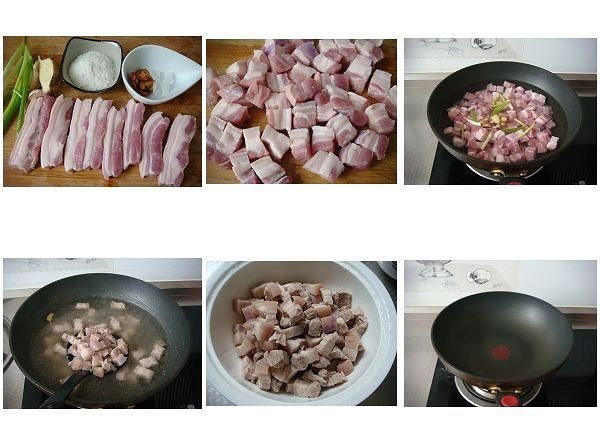 雪花紅燒肉——炎熱夏日裏的一抹清涼的做法 步骤4