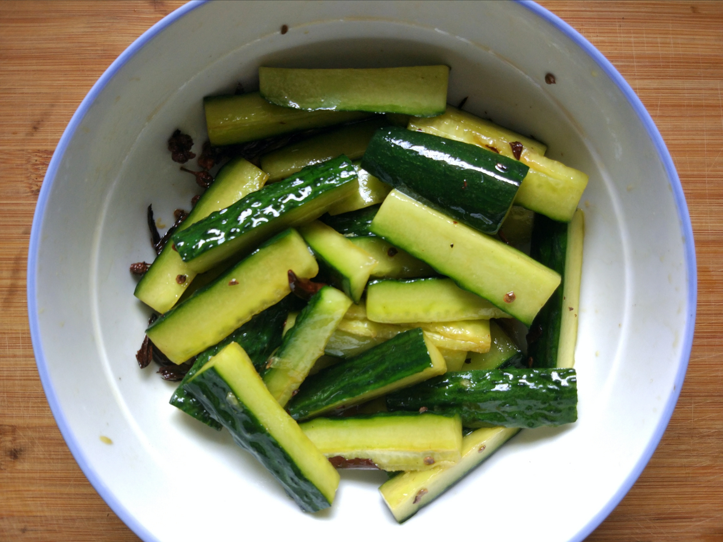 爽口冷盤——涼拌黃瓜條的做法 步骤8