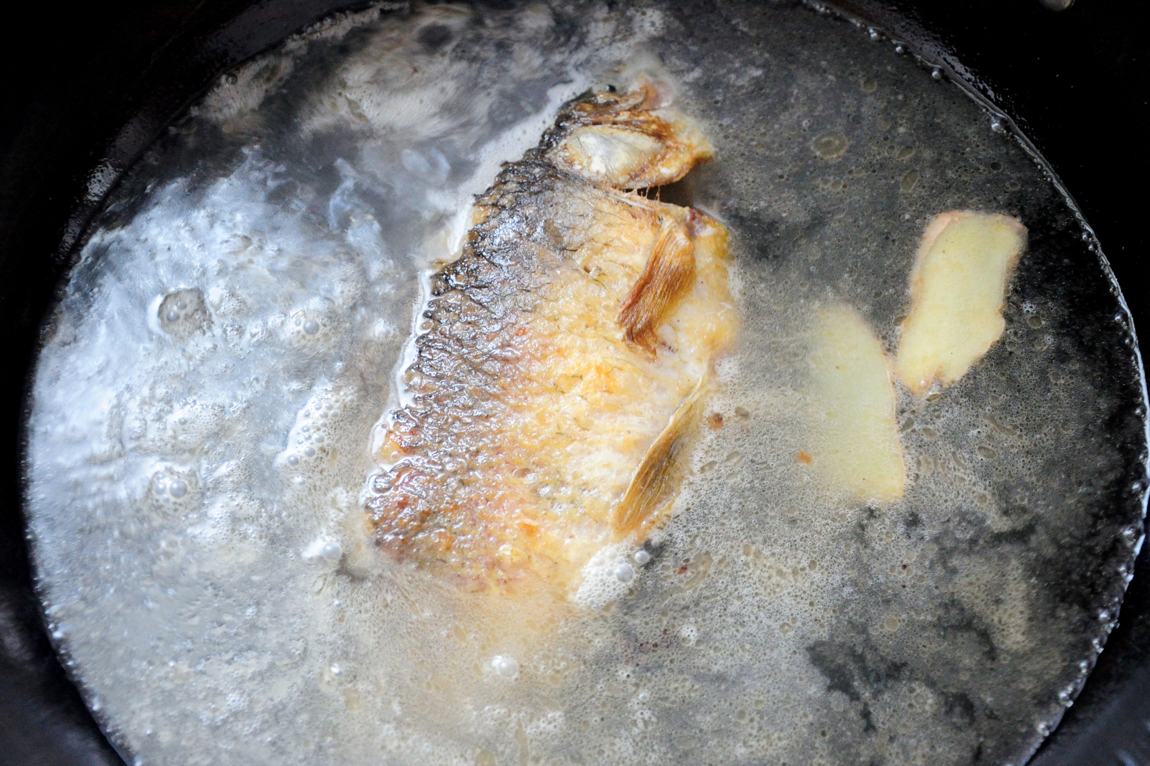 清燉鯽魚湯 三個關鍵步驟讓你輕鬆燉出湯濃味鮮色白似奶的鯽魚湯的做法 步骤3