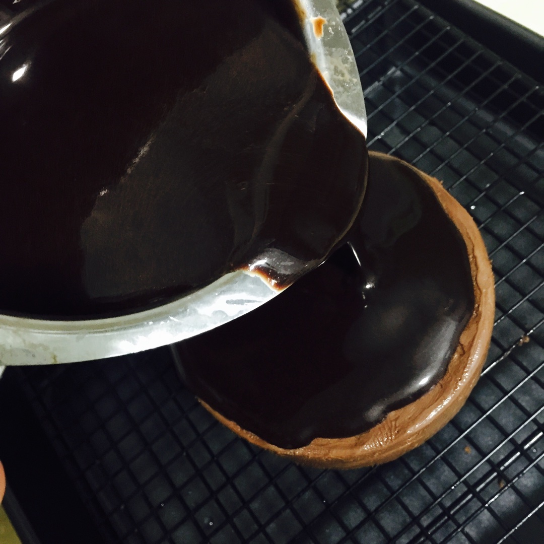 黑巧克力朗姆酒慕斯蛋糕的做法 步骤27