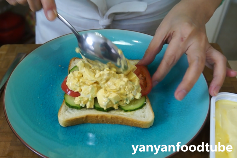 雞蛋沙拉三明治 Egg Sandwich的做法 步骤11