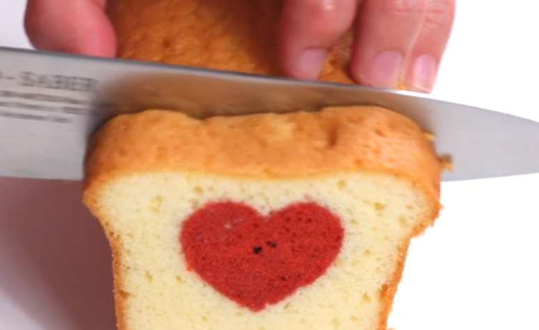 情人節心機磅蛋糕的做法 步骤9