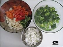 椰香咖哩蔬菜燴飯的做法 步骤2