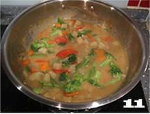 椰香咖哩蔬菜燴飯的做法 步骤11