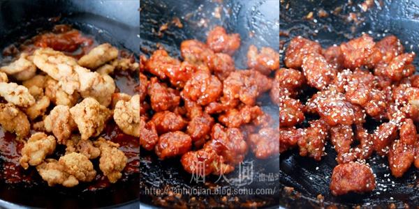 韓式辣醬炸雞塊的做法 步骤4
