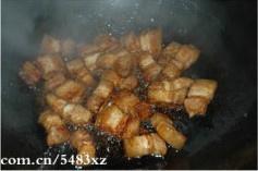 幹豆角燒肉的做法 步骤4