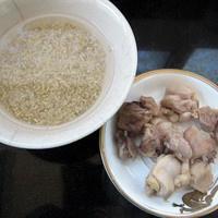 沙蔘糙米雞肉粥的做法 步骤2
