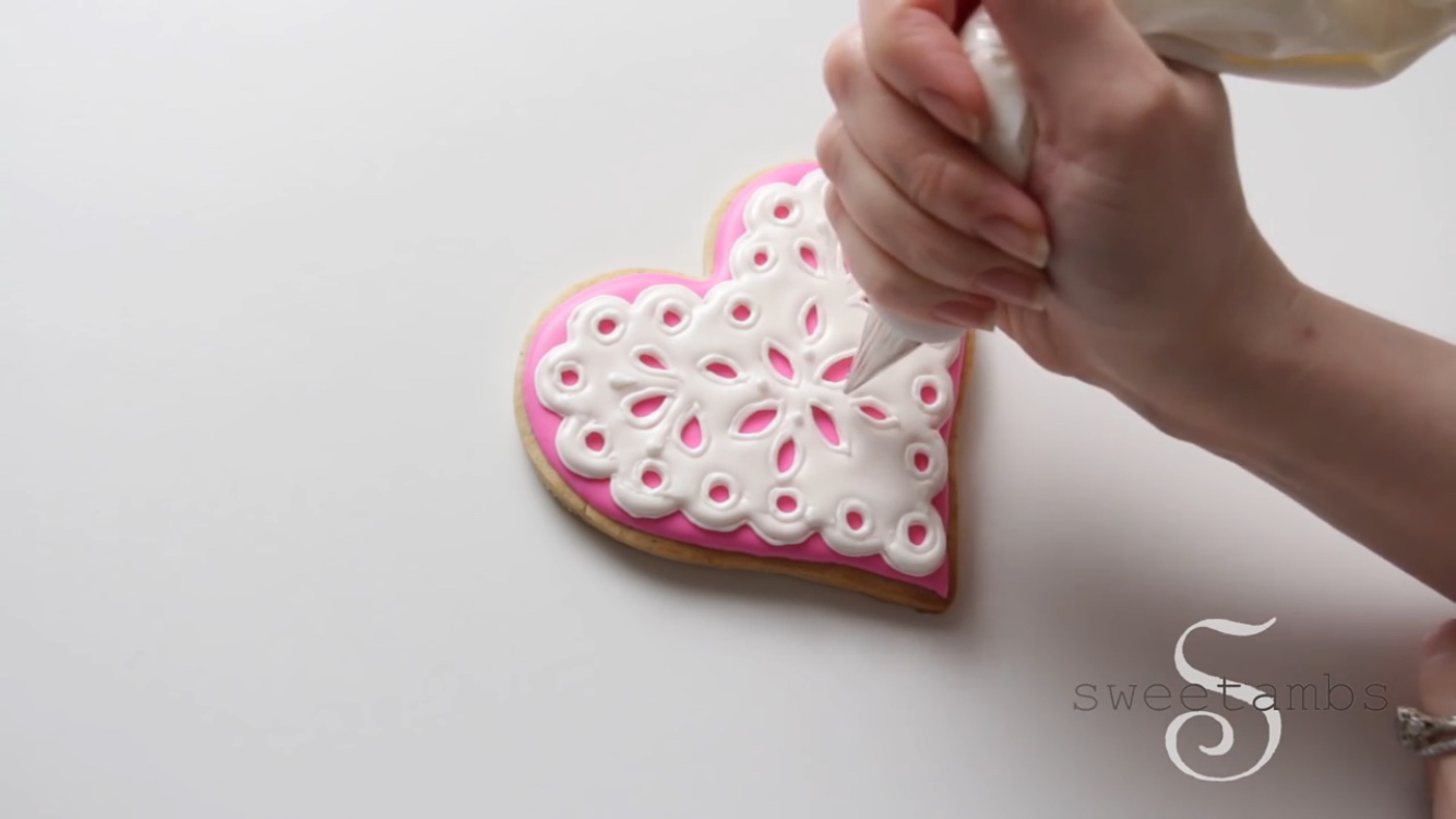 情人節禮物 糖霜餅乾的做法 步骤5