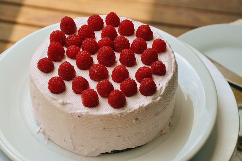 樹莓&楊梅蛋糕的做法 步骤10
