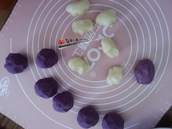 紫薯冰皮月餅的做法 步骤9