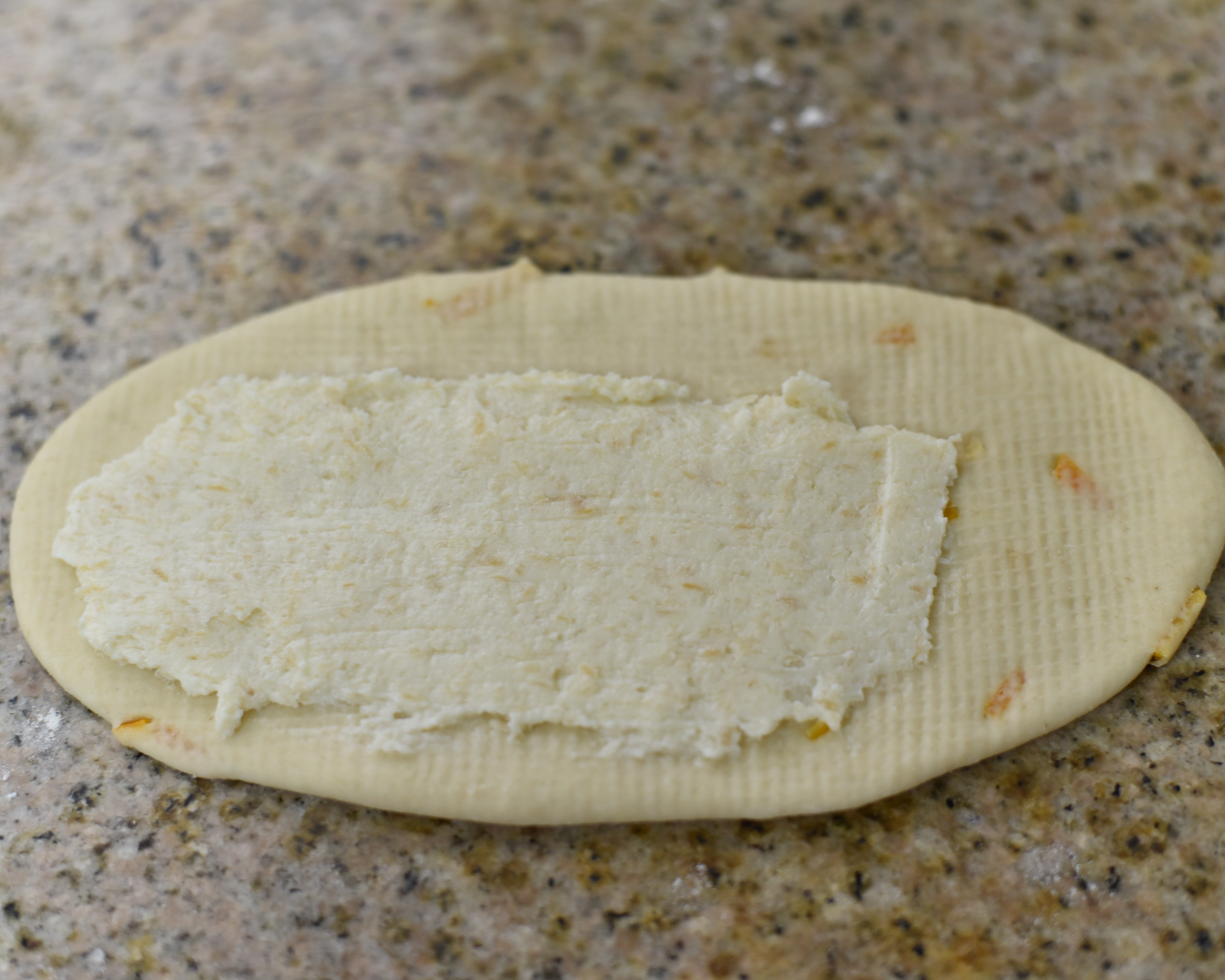 椰香乳酪夾心全麥橙皮貝果的做法 步骤5