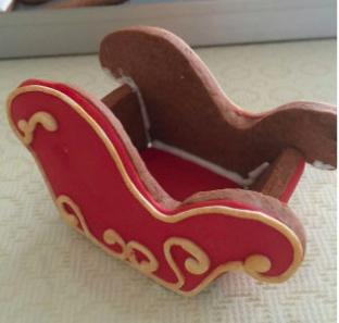 3D聖誕雪橇餅乾的做法 步骤9