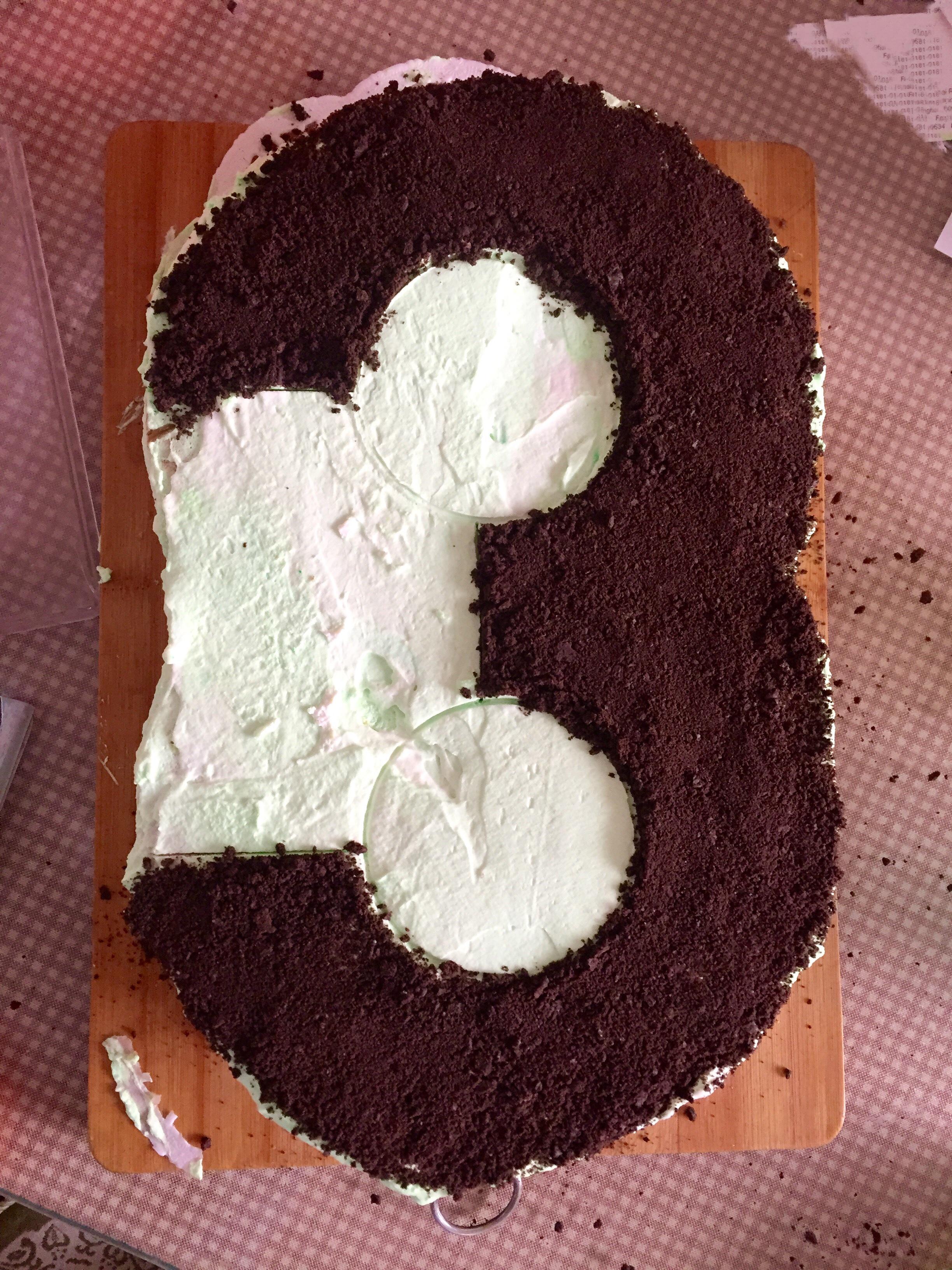 3歲創意數字生日蛋糕的做法 步骤8