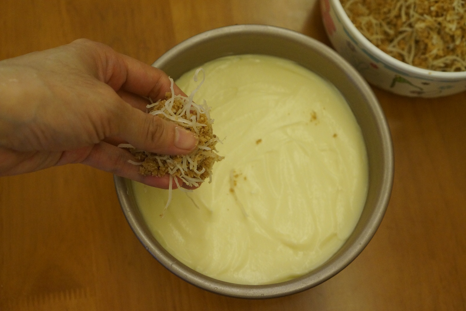 椰絲乳酪蛋糕的做法 步骤14