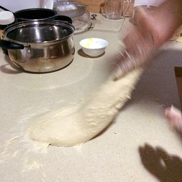 帕帕蘿帝咖啡酥皮面包（家庭版）湯種法的做法 步骤5