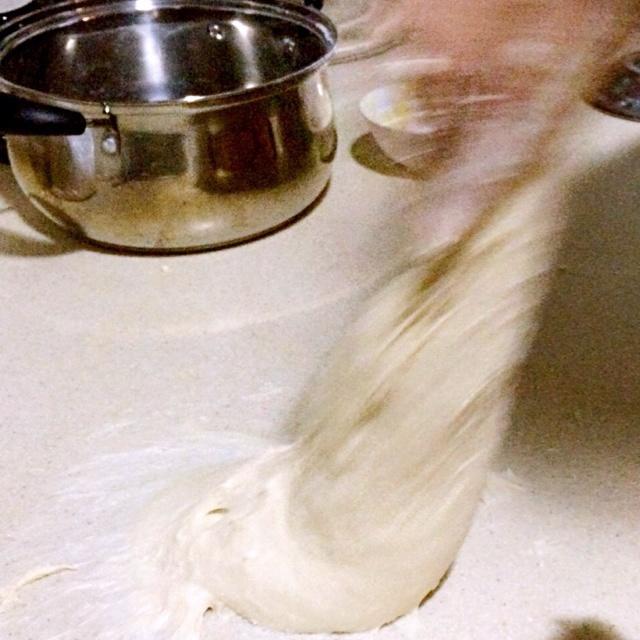 帕帕蘿帝咖啡酥皮面包（家庭版）湯種法的做法 步骤8