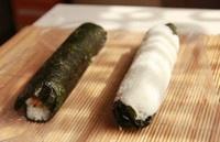 簡單壽司/雞蛋壽司/反轉壽司/花樣壽司/紫菜包飯的做法 步骤21