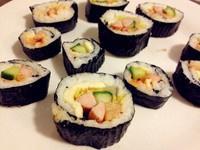 簡單壽司/雞蛋壽司/反轉壽司/花樣壽司/紫菜包飯的做法 步骤24
