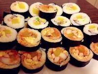 簡單壽司/雞蛋壽司/反轉壽司/花樣壽司/紫菜包飯的做法 步骤26